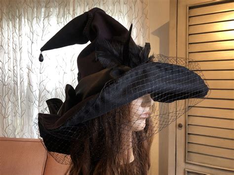 Handmade witch hat on etsy